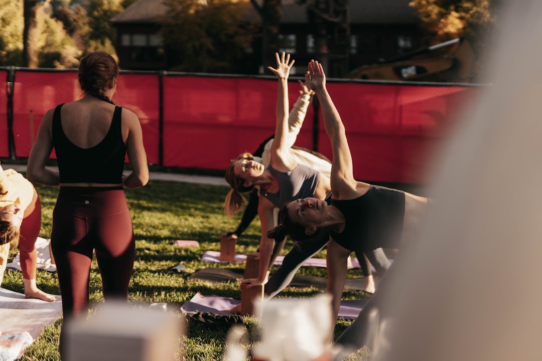 Women at wellness event